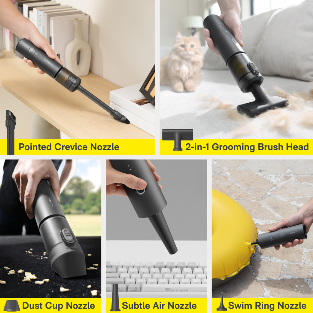 hoto HOTO AutoCare Air Duster & Vacuum 전동공구 드릴 공구세트 DIY 무선공구 해외직구 정품 - Image 4