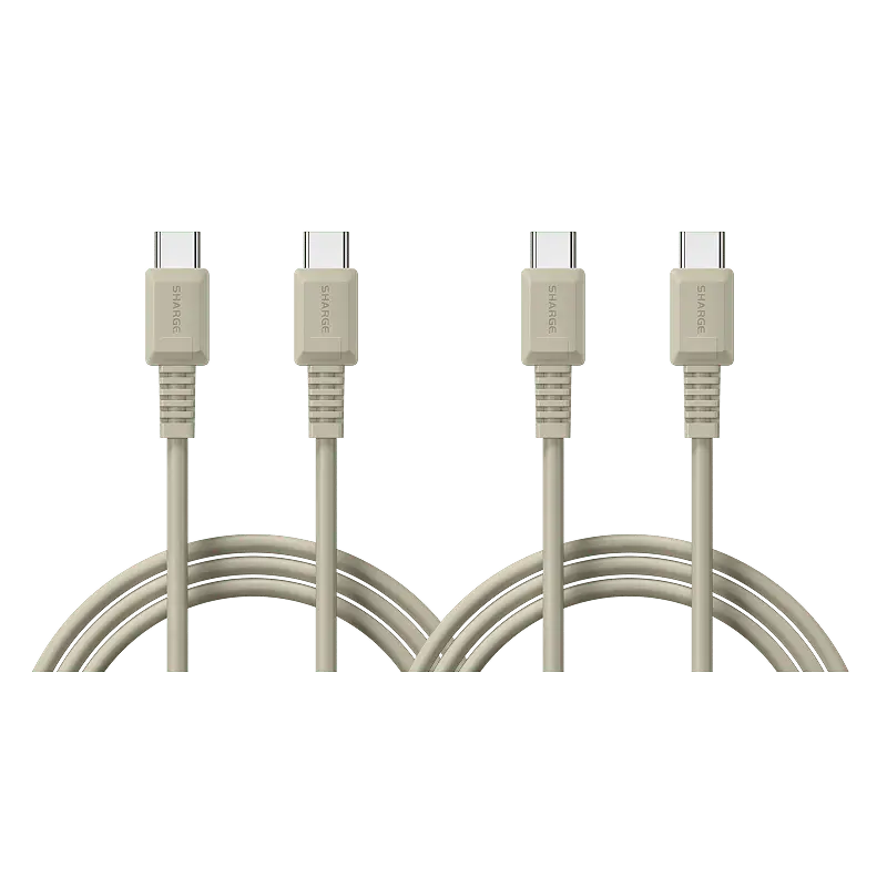 샤지 【2-Pack】Retro C to C Cable 충전기 SSD허브 해외직구 정품