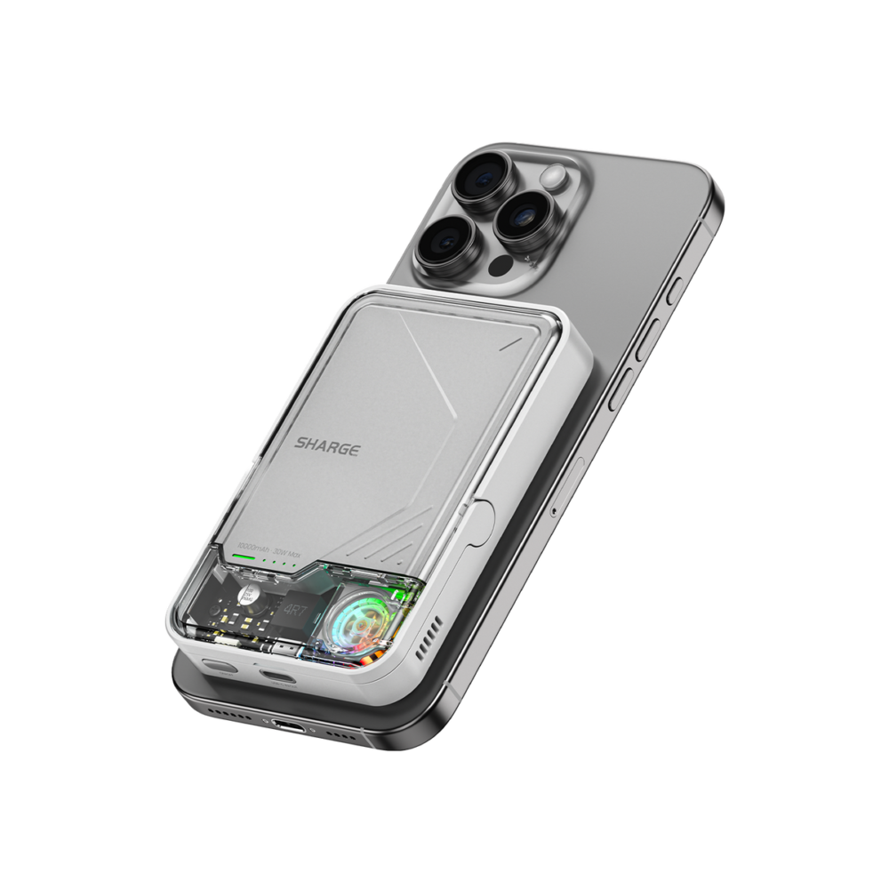 샤지 SHAGRE ICEMAG 2 Power Bank(Qi2, 30W, 10K,Active Cooling) 충전기 SSD허브 해외직구 정품