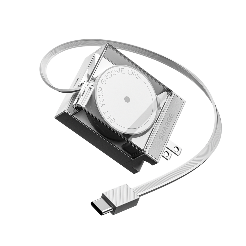 샤지 SHARGE Retractable 65 Charger ( 65W,2 Ports,Built-in Retractable Cable) 충전기 SSD허브 해외직구